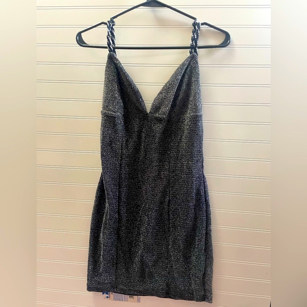 Women’s Black Sparkly Mini Dress